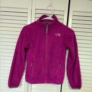 Pink North Face girls jacket size 10-12
